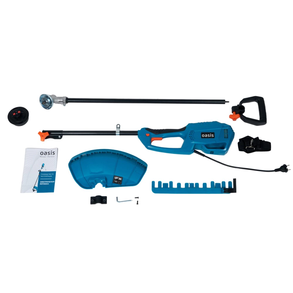 Триммер электрический Oasis TE-100, 1000 Вт захват 38/23 см