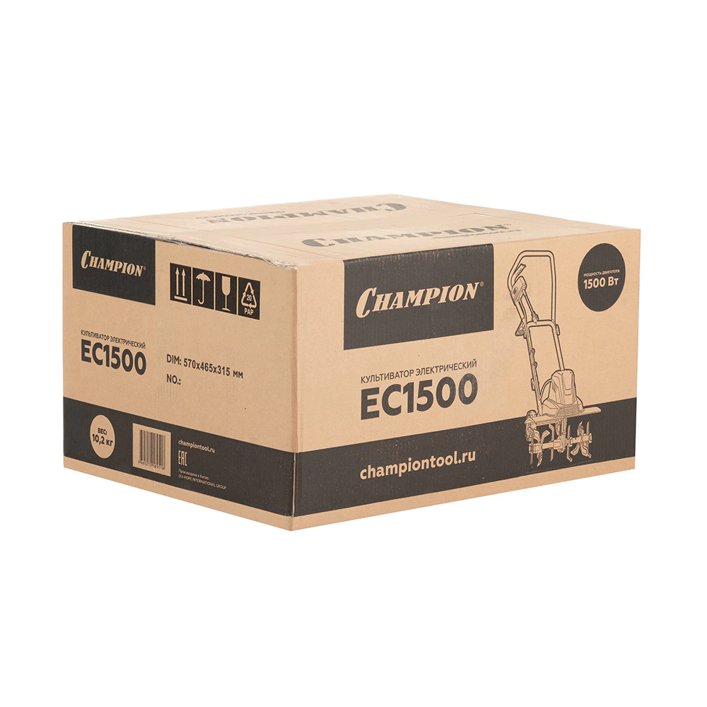 Культиватор 1500 Вт захват 45 см CHAMPION EC1500