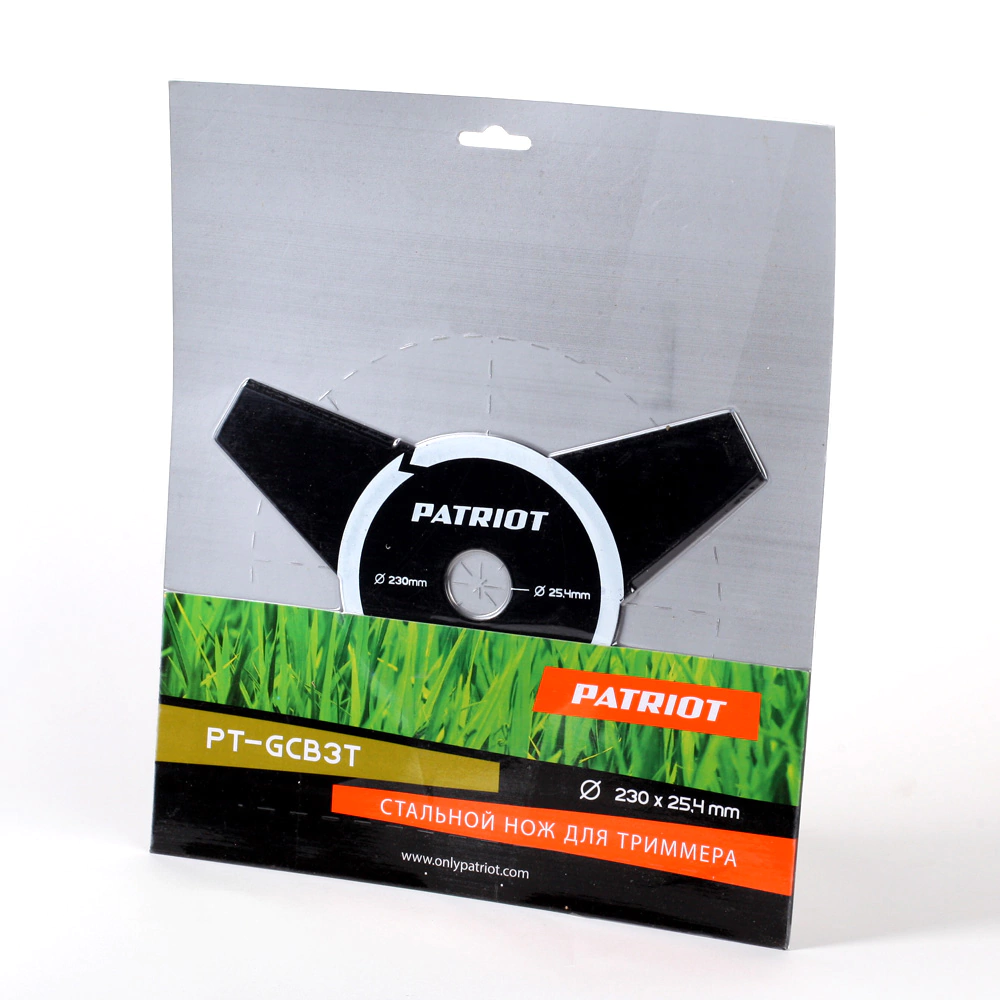 Нож для триммера 3-х лопастный TBS-3 PATRIOT