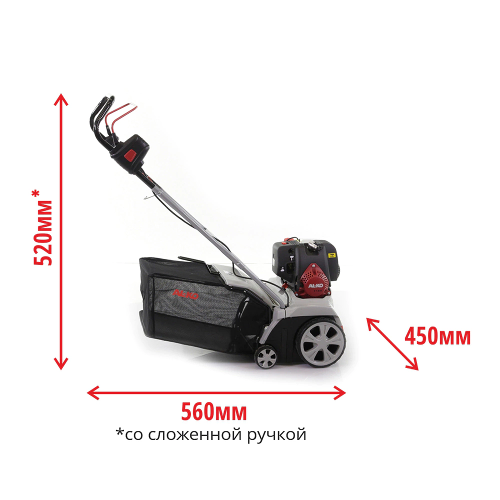 Скарификатор-аэратор бензиновый AL-KO Comfort 38P 144F 1,8 л.с.