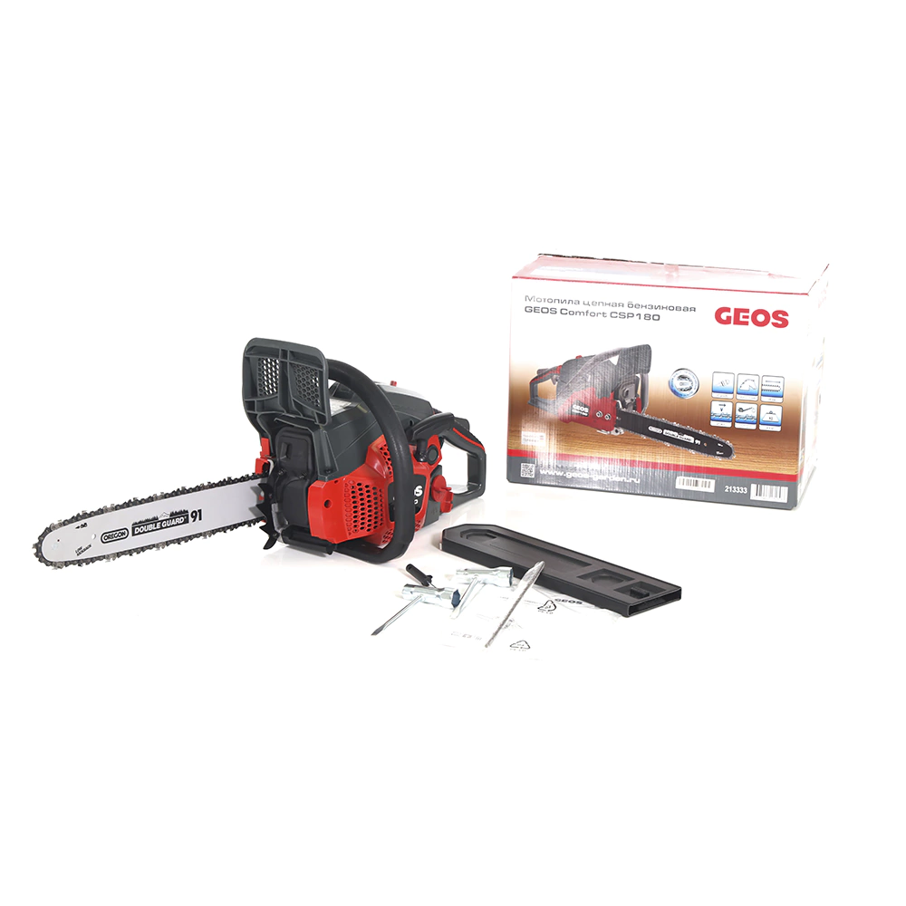 Бензопила GEOS CSP180, 1.63 л.с. шина 14" (35 см)
