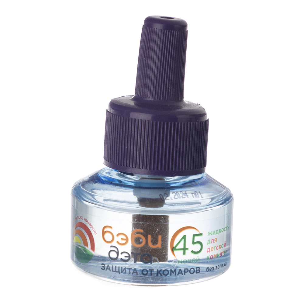 Жидкость от летающих насекомых БЭБИ ДЭТА для детей 45 ночей флакон 30 мл