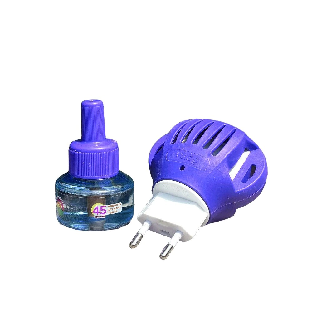 Комплект прибор универсальный и жидкость от комаров 45 ночей 30 мл ДЭТА