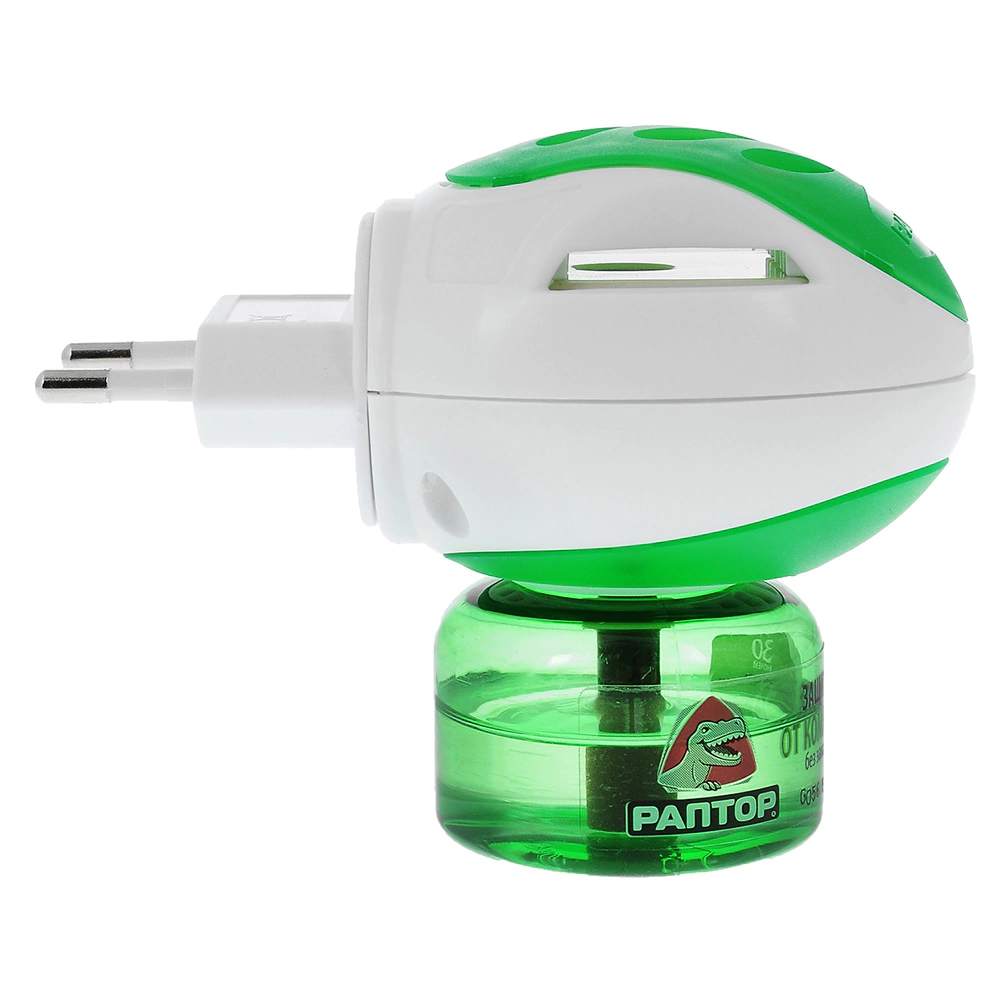 Комплект прибор универсальный и жидкость от комаров РАПТОР без запаха 30 ночей