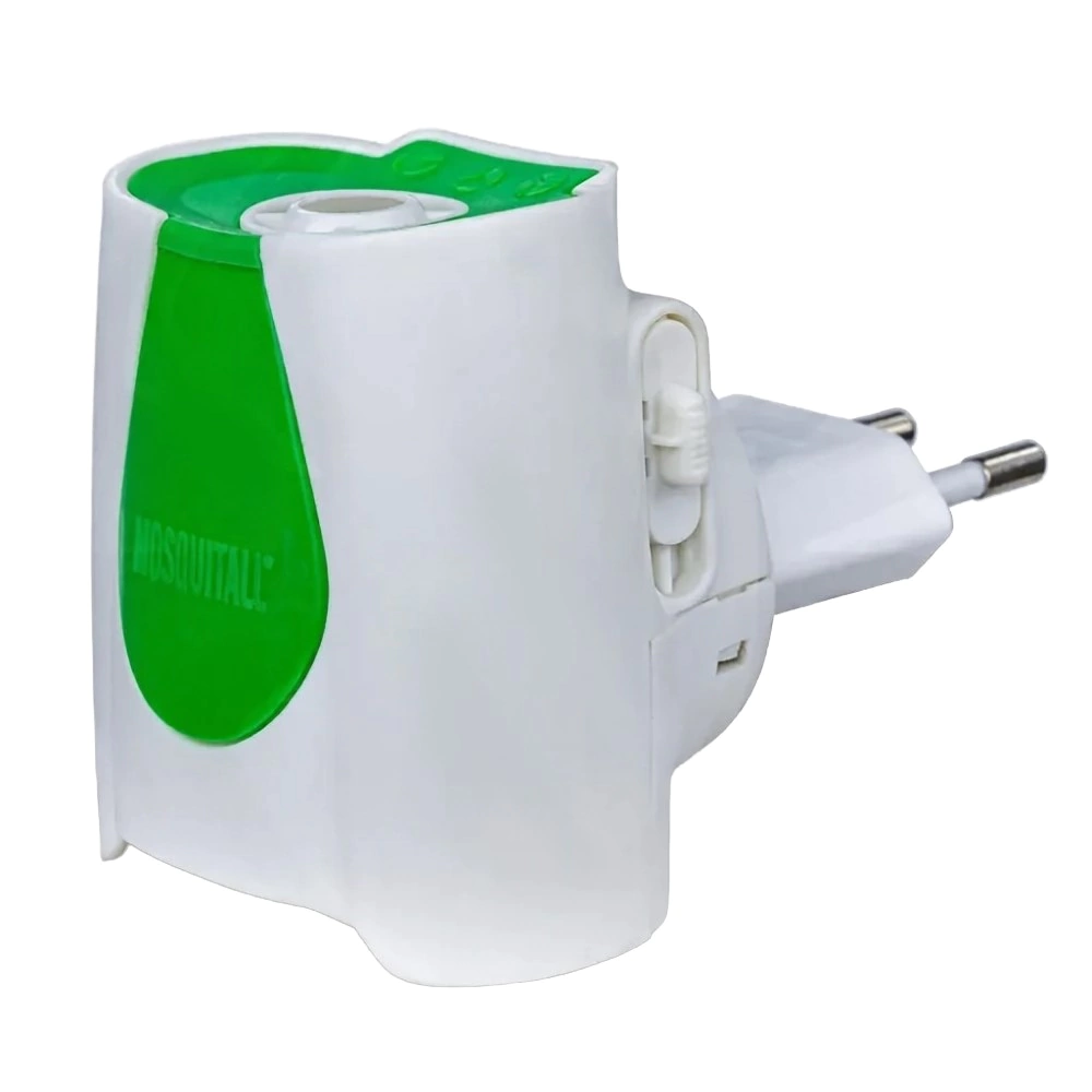 Комплект прибор универсальный и жидкость от комаров 30 ночей без запаха MOSQUITALL