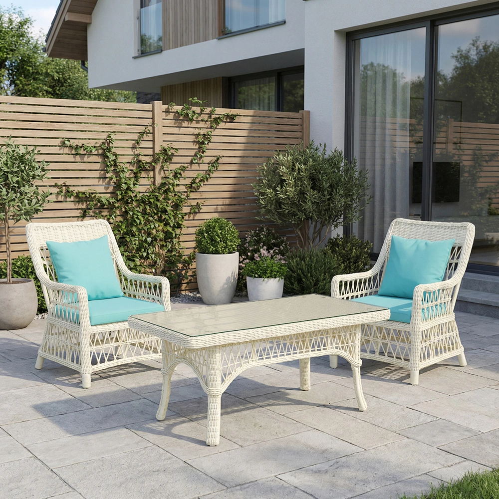 Кресло садовое из техноротанга AIKO Legend 95x68x65 см белое