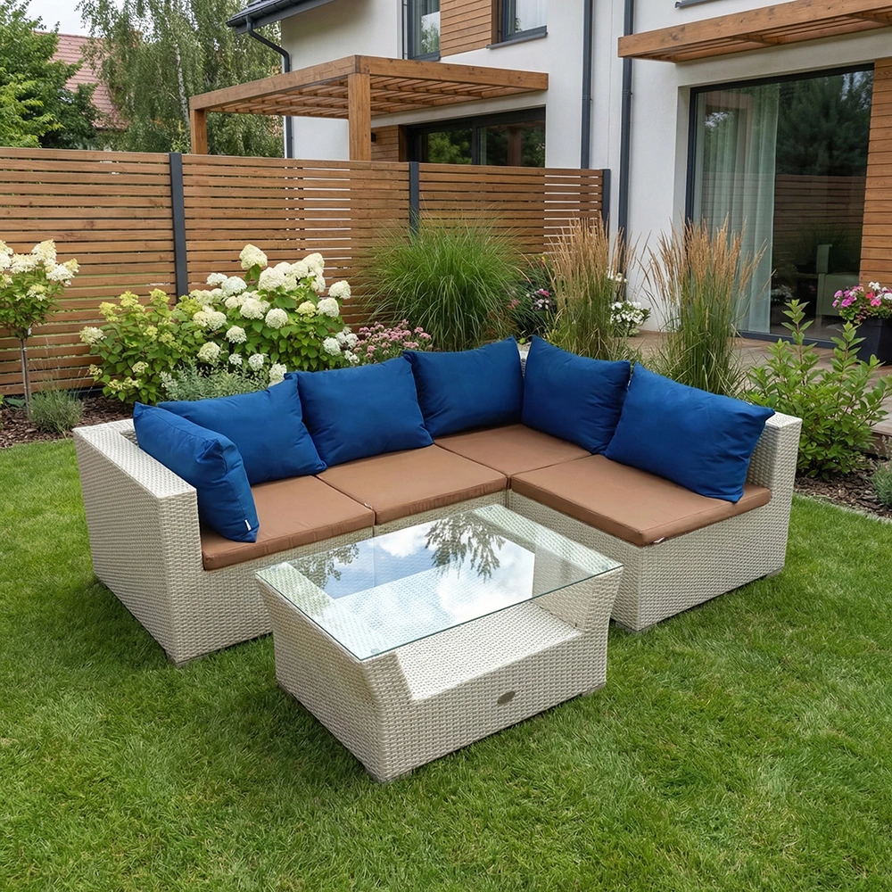 Секция средняя AIKO Hosta 63х82х73 см техноротанг