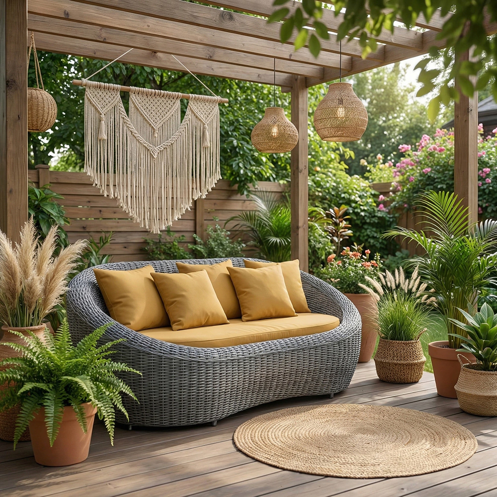 Диван AIKO Nicol 180х100х76 см техноротанг