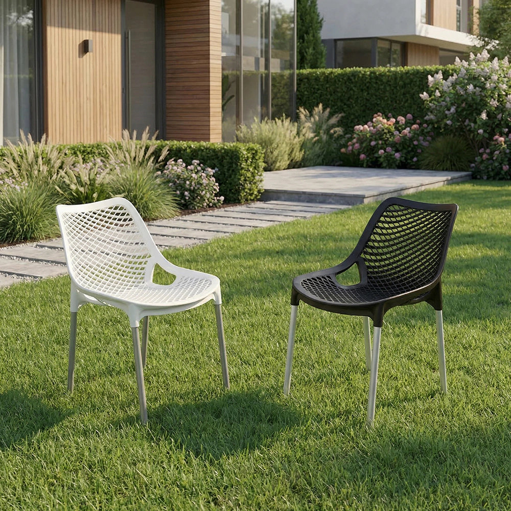 Стул садовый Эврика 45х60х77 см пластик, коричневый