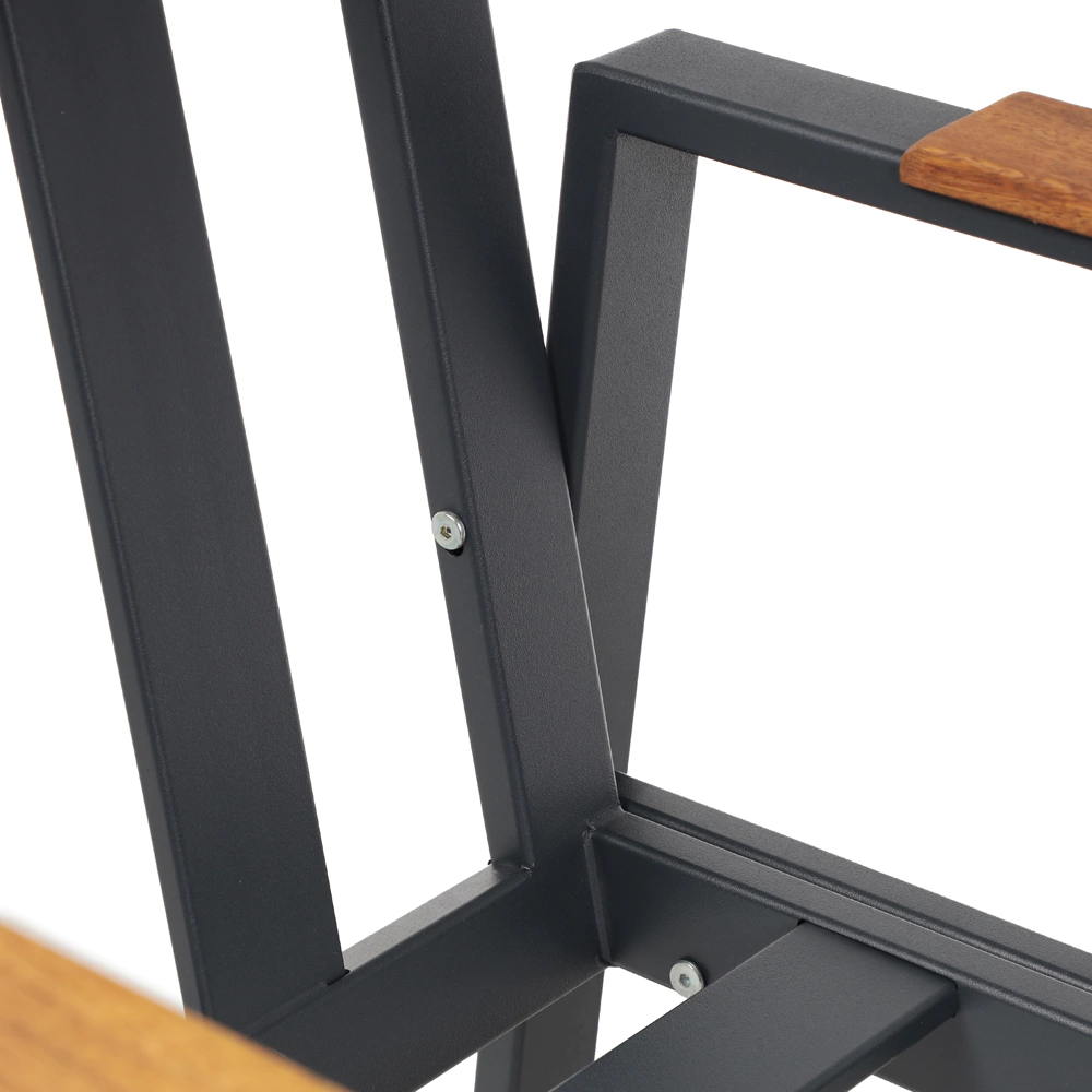 Кресло садовое Terazzi Эфес 60х57х80 см алюминий, серое