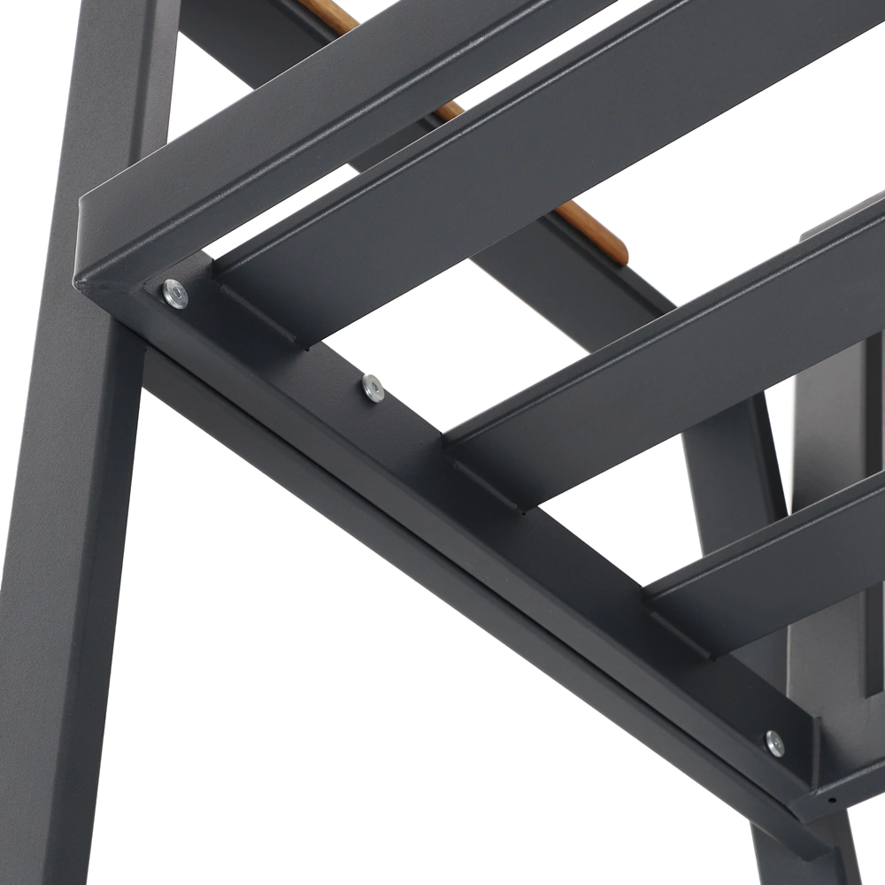 Кресло садовое Terazzi Эфес 60х57х80 см алюминий, серое