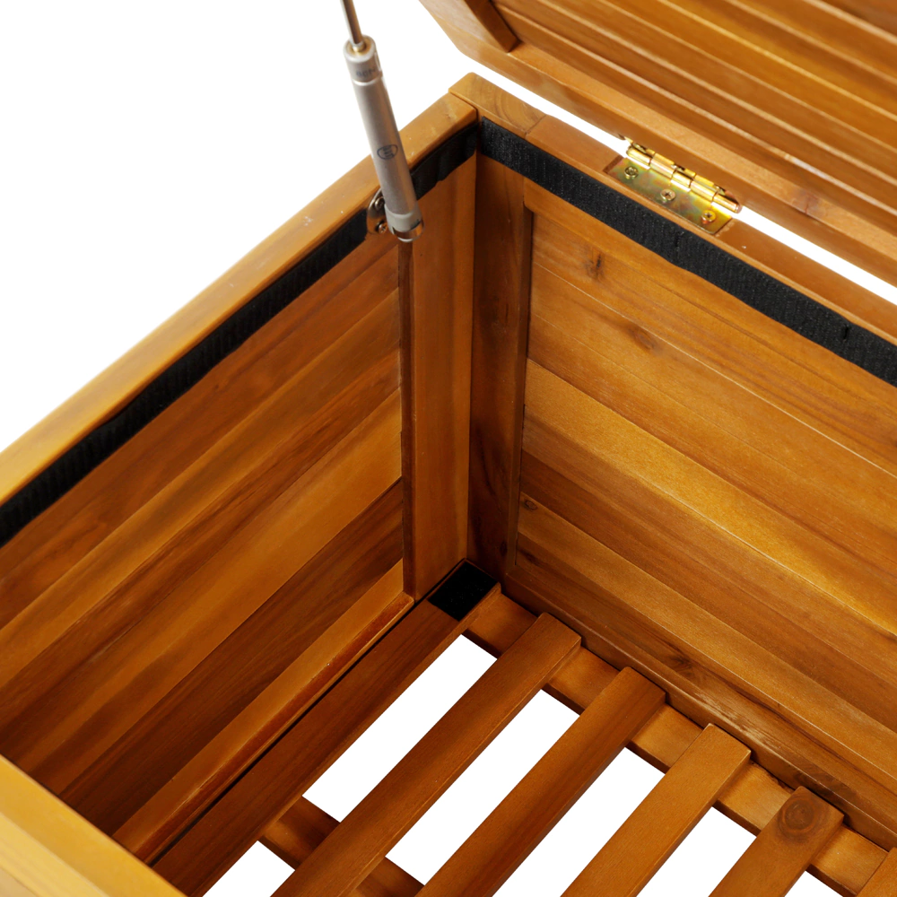 Ящик для подушек деревянный 120х45х45 см акация