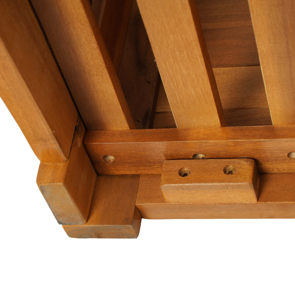 Ящик для подушек деревянный 120х45х45 см акация