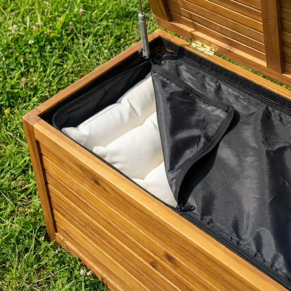 Ящик для подушек деревянный 120х45х45 см акация