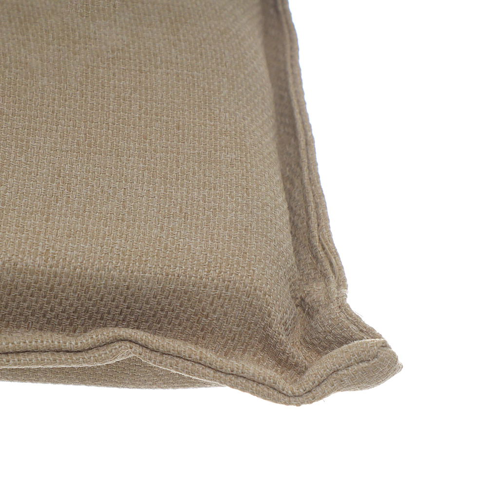 Подушка для низкого кресла Валенсия влагостойкая 110х50х6 см бежевый меланж