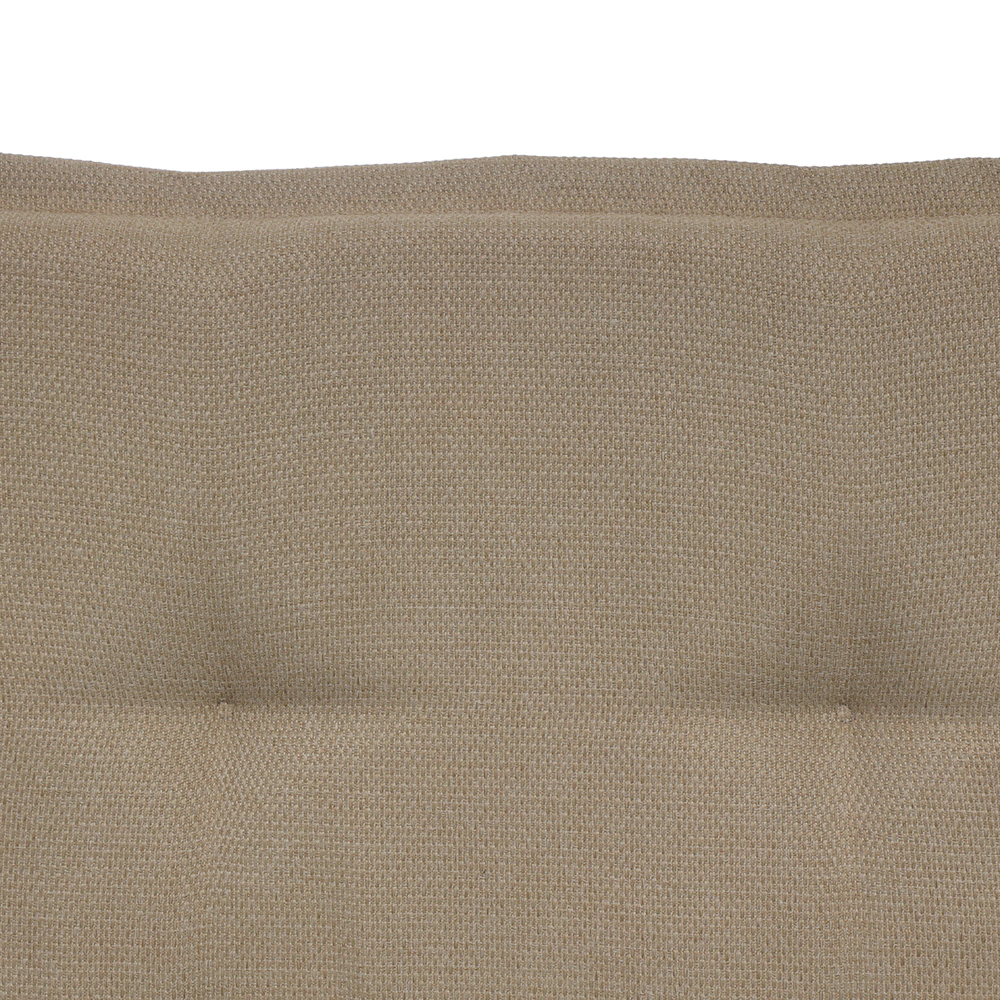 Подушка для низкого кресла Валенсия влагостойкая 110х50х6 см бежевый меланж