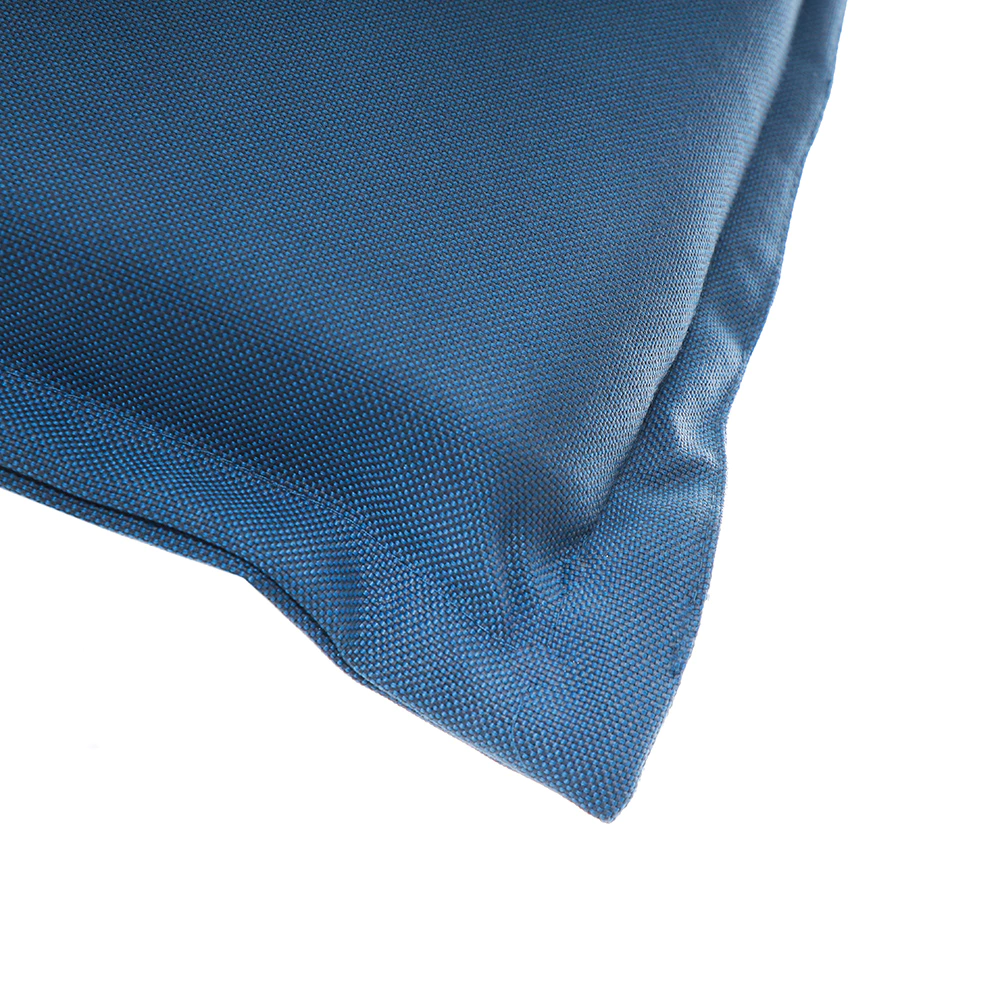 Подушка для низкого кресла Валенсия влагостойкая 110х50х6 см голубая