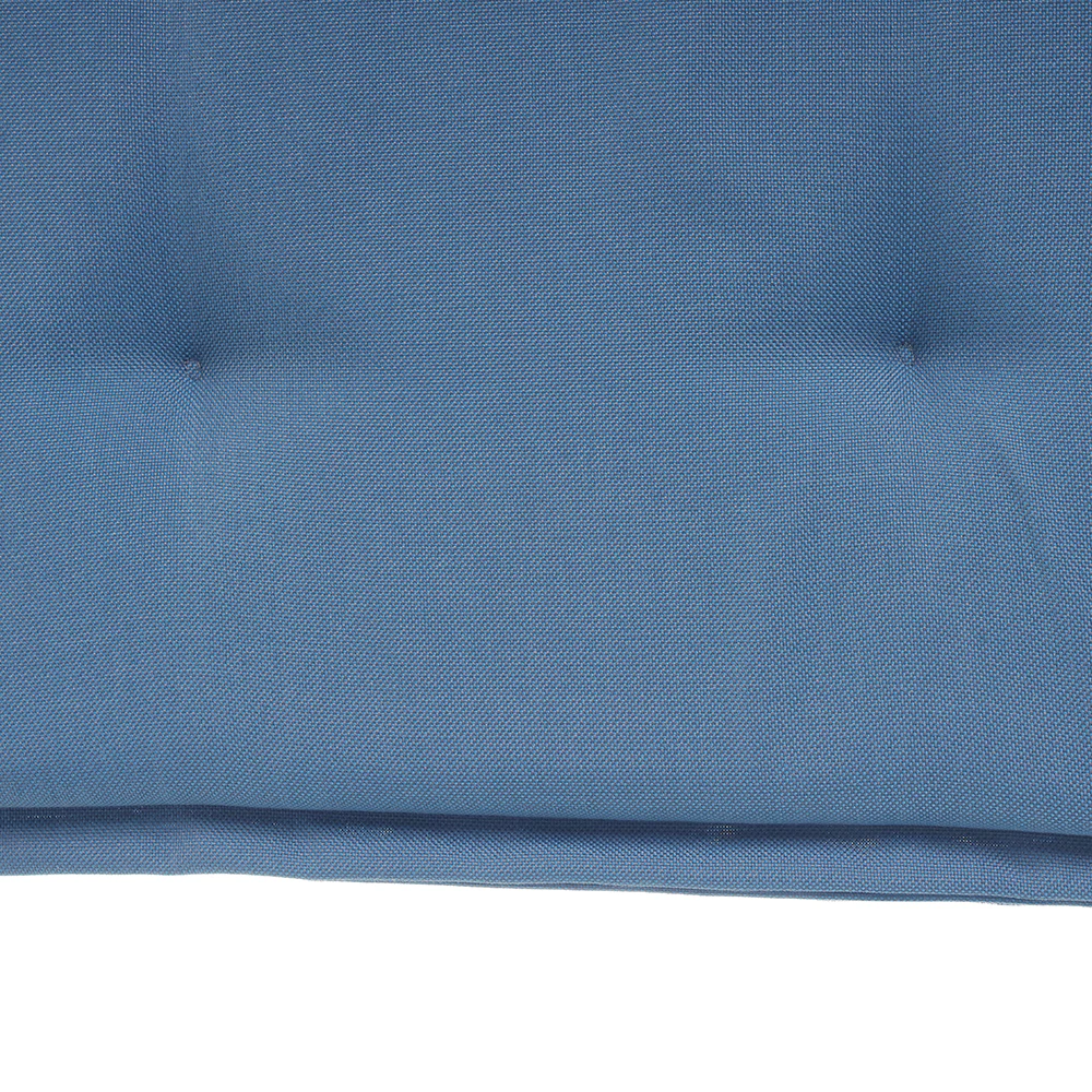 Подушка для низкого кресла Валенсия влагостойкая 110х50х6 см голубая