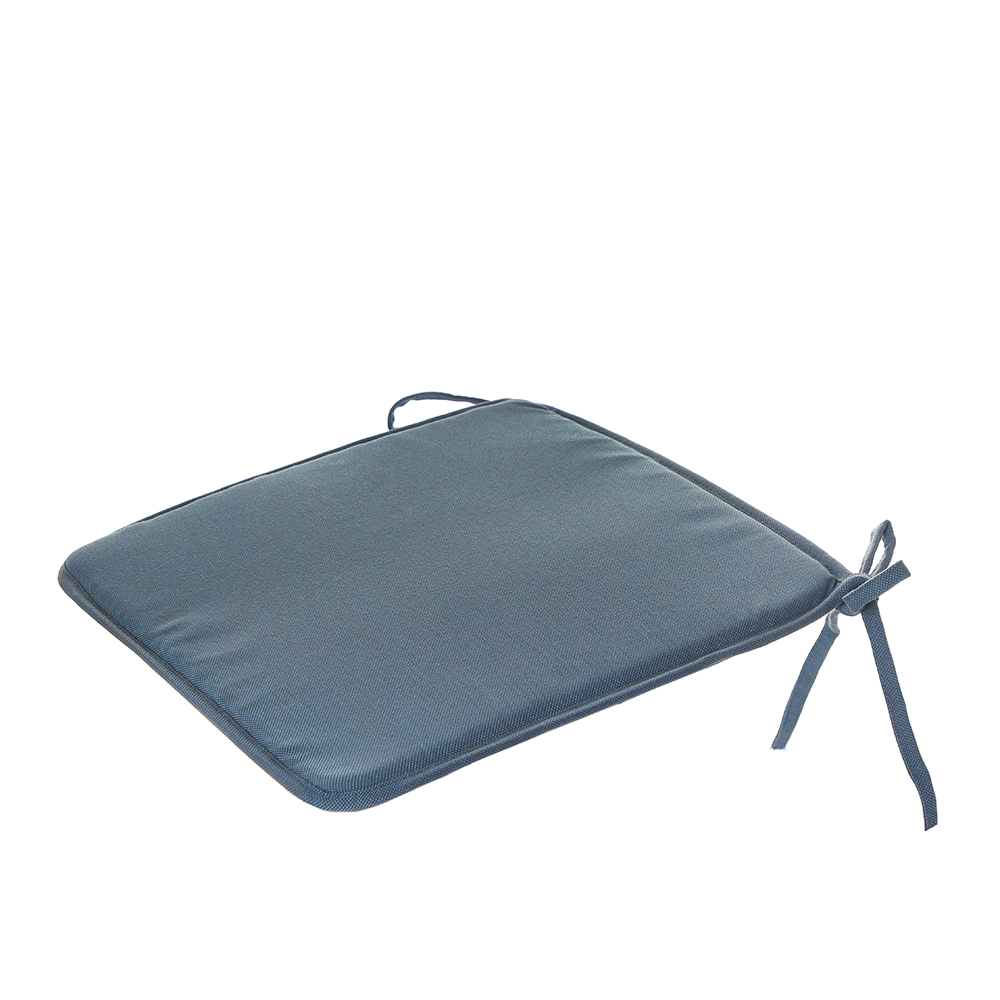 Подушка-сидушка Валенсия влагостойкая 38х38х2 см голубая