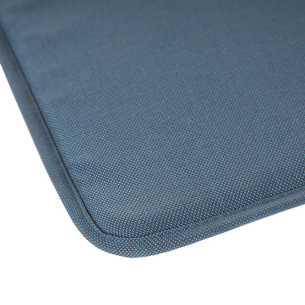 Подушка-сидушка Валенсия влагостойкая 38х38х2 см голубая