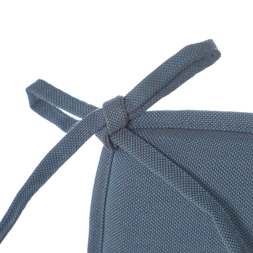 Подушка-сидушка Валенсия влагостойкая 38х38х2 см голубая