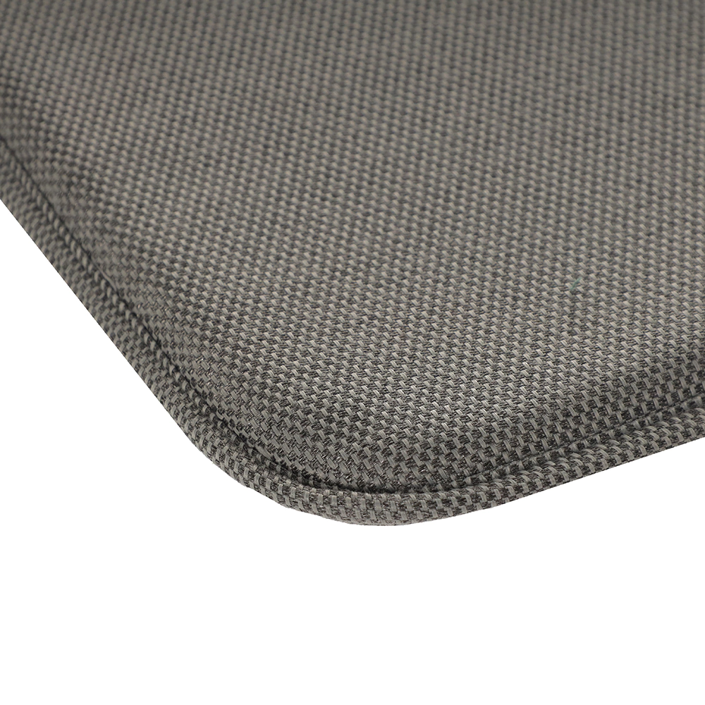 Подушка-сидушка Валенсия влагостойкая 38х38х2 см серый меланж