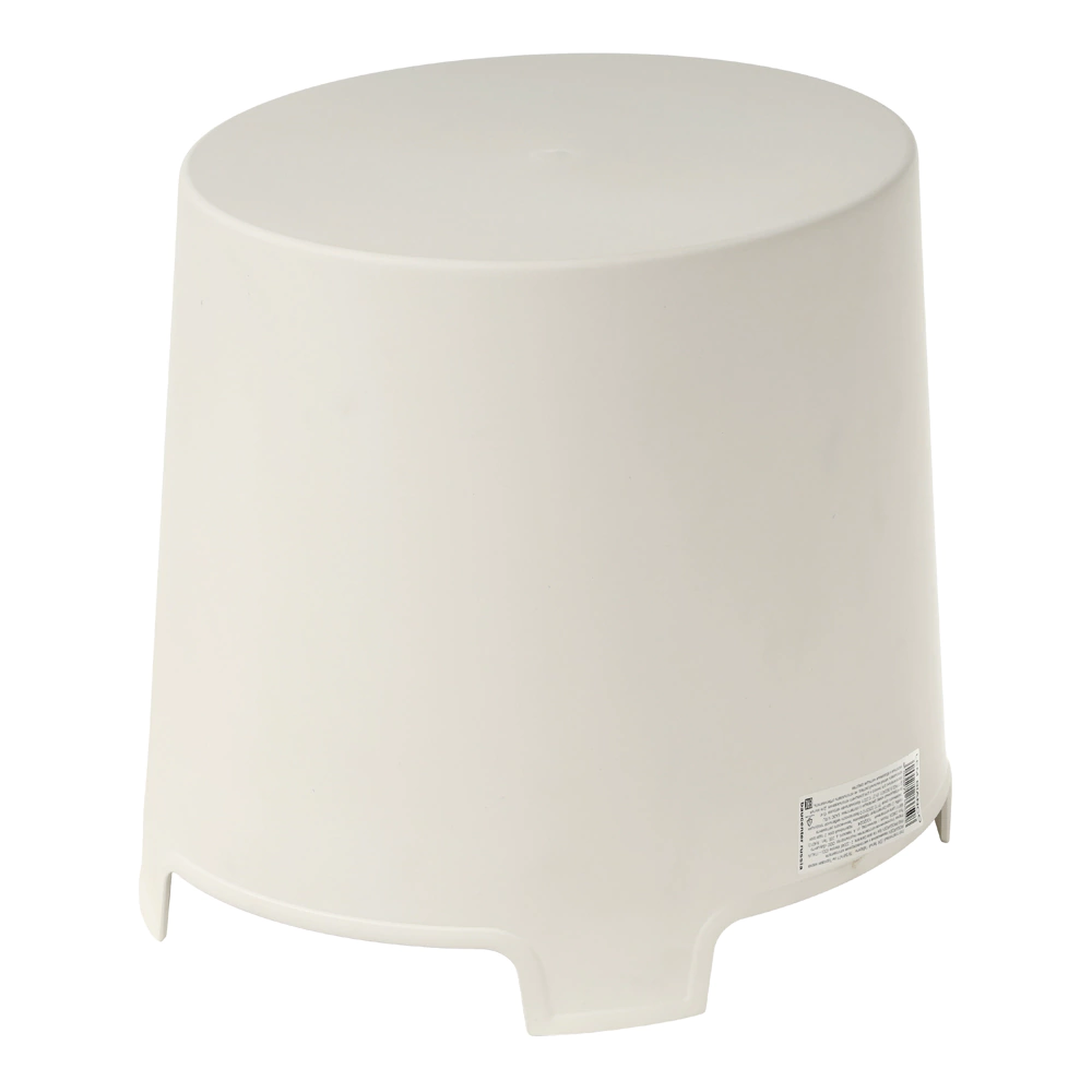 Столик садовый для шезлонга Progarden Lem 41х35x38 см белый