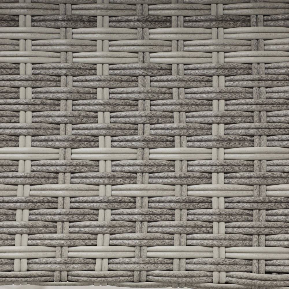 Стол садовый Лаура 150х90х75 см техноротанг серый/коричневый