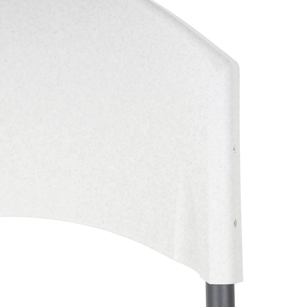 Стул садовый складной Borge 59х49х86 см пластик, белый