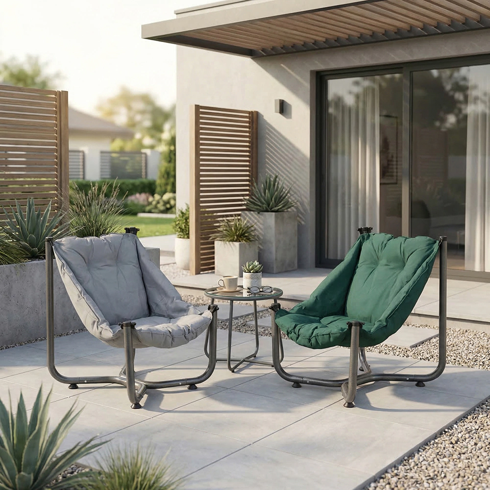 Кресло садовое ZEB Garden Комфорт 78х68х84 см алюминий, серое