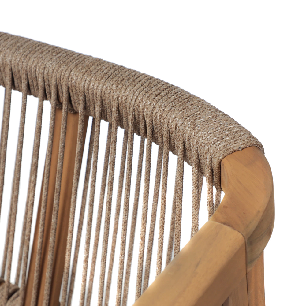 Кресло садовое 55х66х75 см с подушками, акация