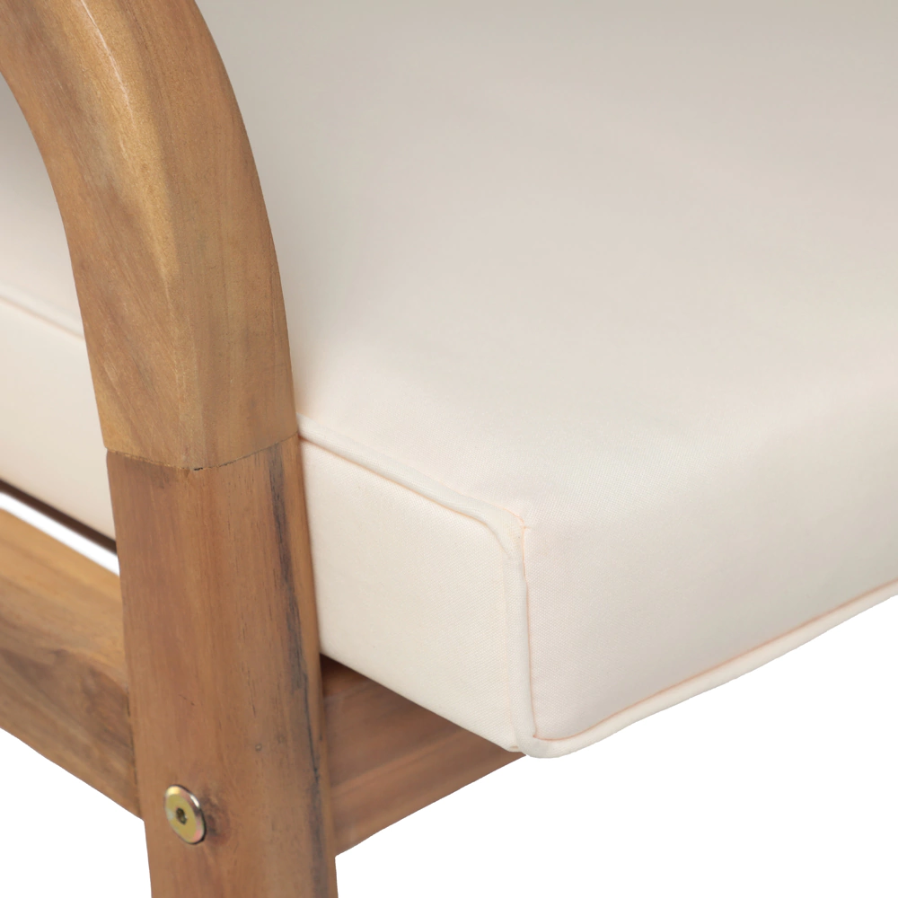 Кресло садовое 55х66х75 см с подушками, акация