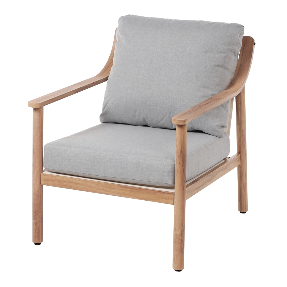 Комплект мебели 4 предмета с подушками, алюминий Вуд VERANA