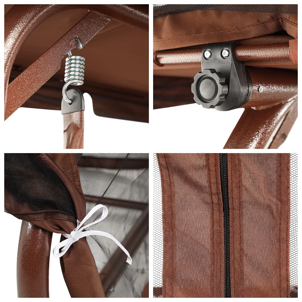 Садовые качели 220х165х130 см с москитной сеткой