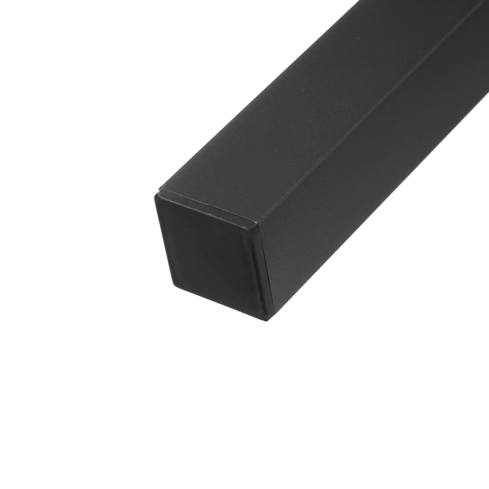 Столик садовый 70х70х45 см алюминий/стекло черный Амазония VERANA