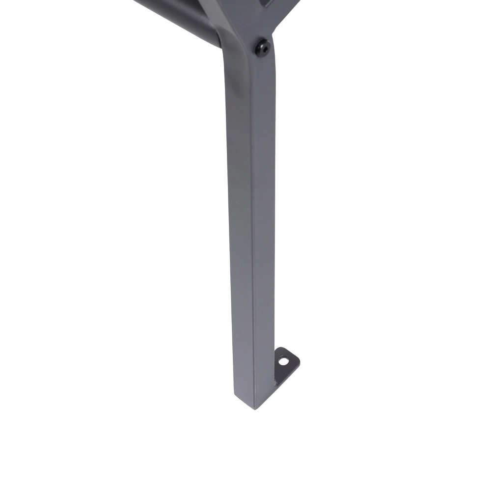 Скамейка садовая 126х60х80 см сталь/поливуд с подлокотниками светлая VERANA