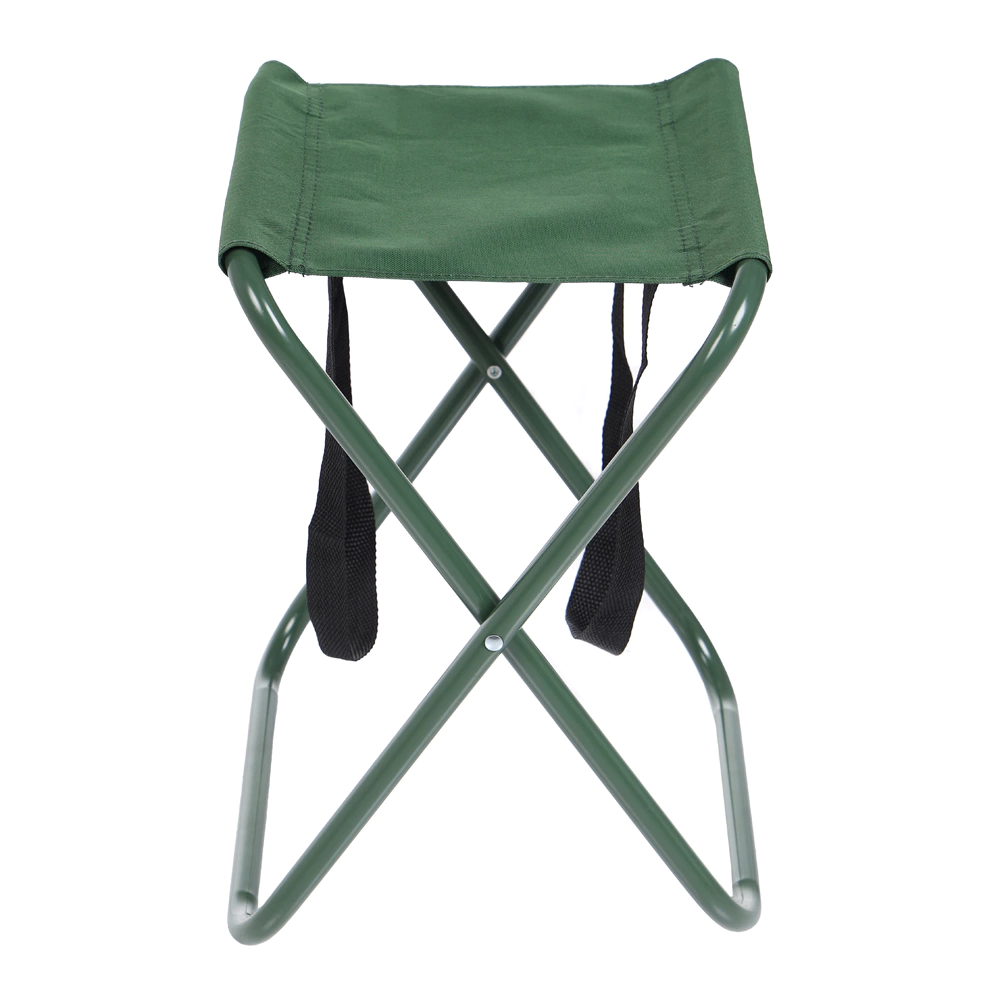 Стул складной 33х24х29 см с лямками зеленый