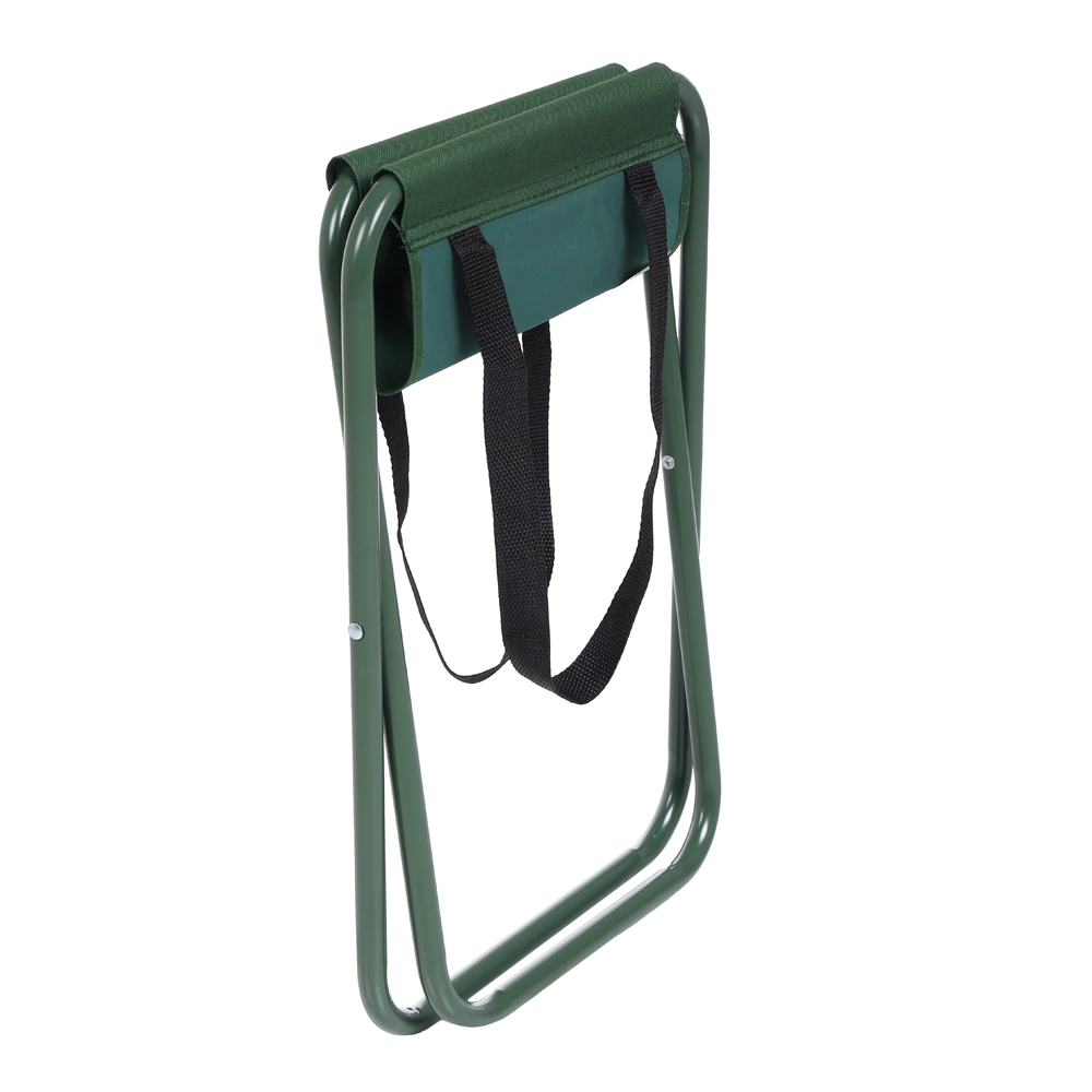 Стул складной 33х24х29 см с лямками зеленый