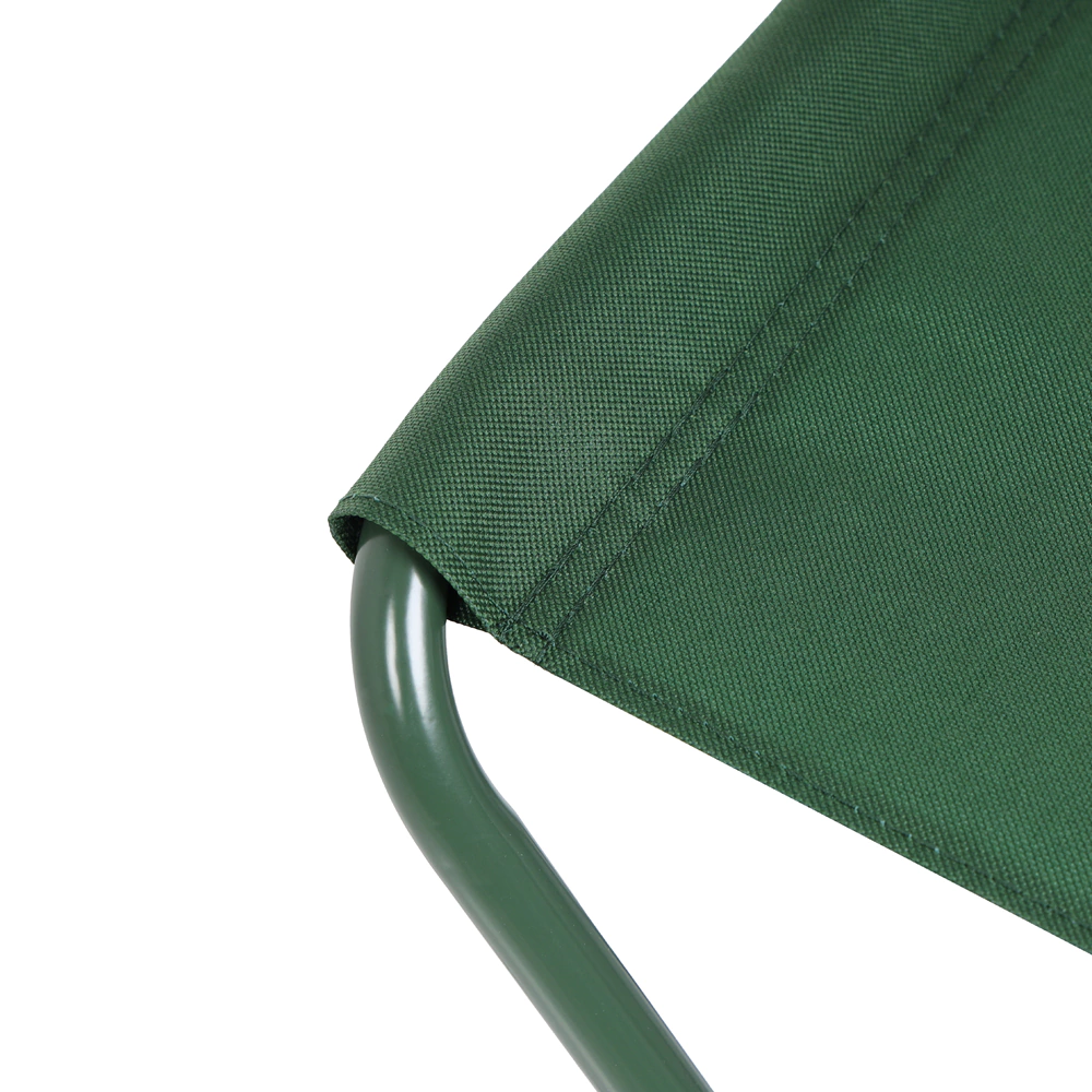 Стул складной 33х24х29 см с лямками зеленый