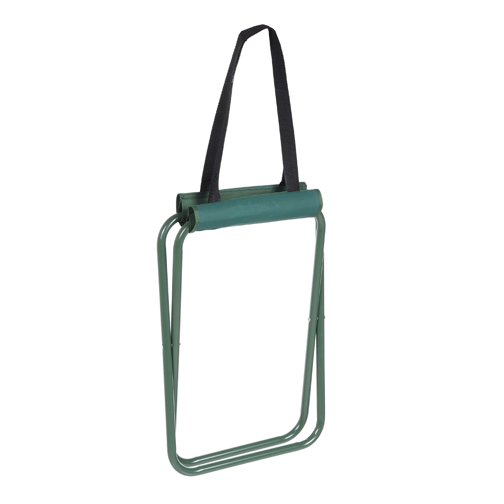 Стул складной 33х24х29 см с лямками зеленый