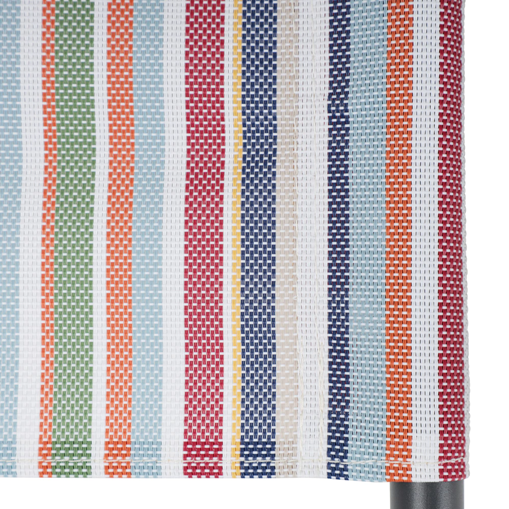 Шезлонг складной 140х60х96 в полоску