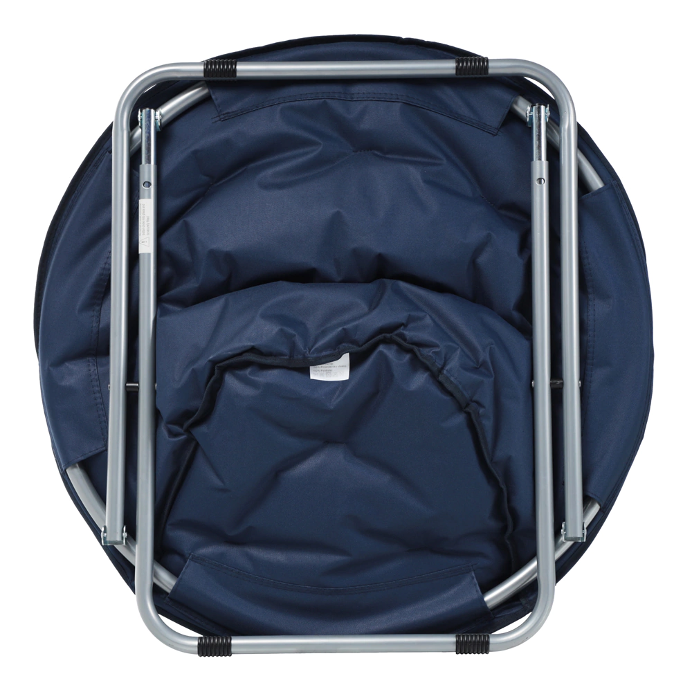 Кресло складное 78х52х78 см синее