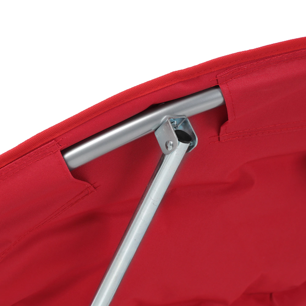 Кресло складное 78х52х78 см красное