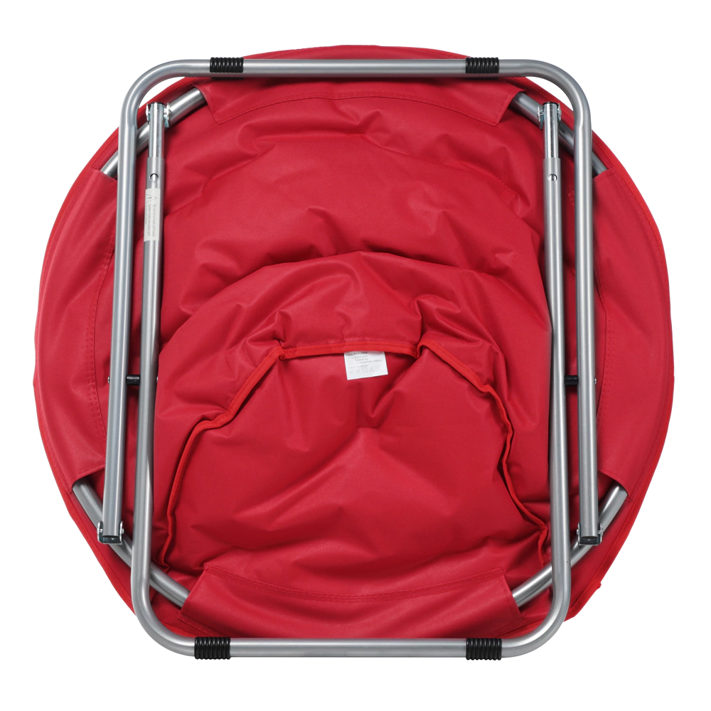 Кресло складное 78х52х78 см красное