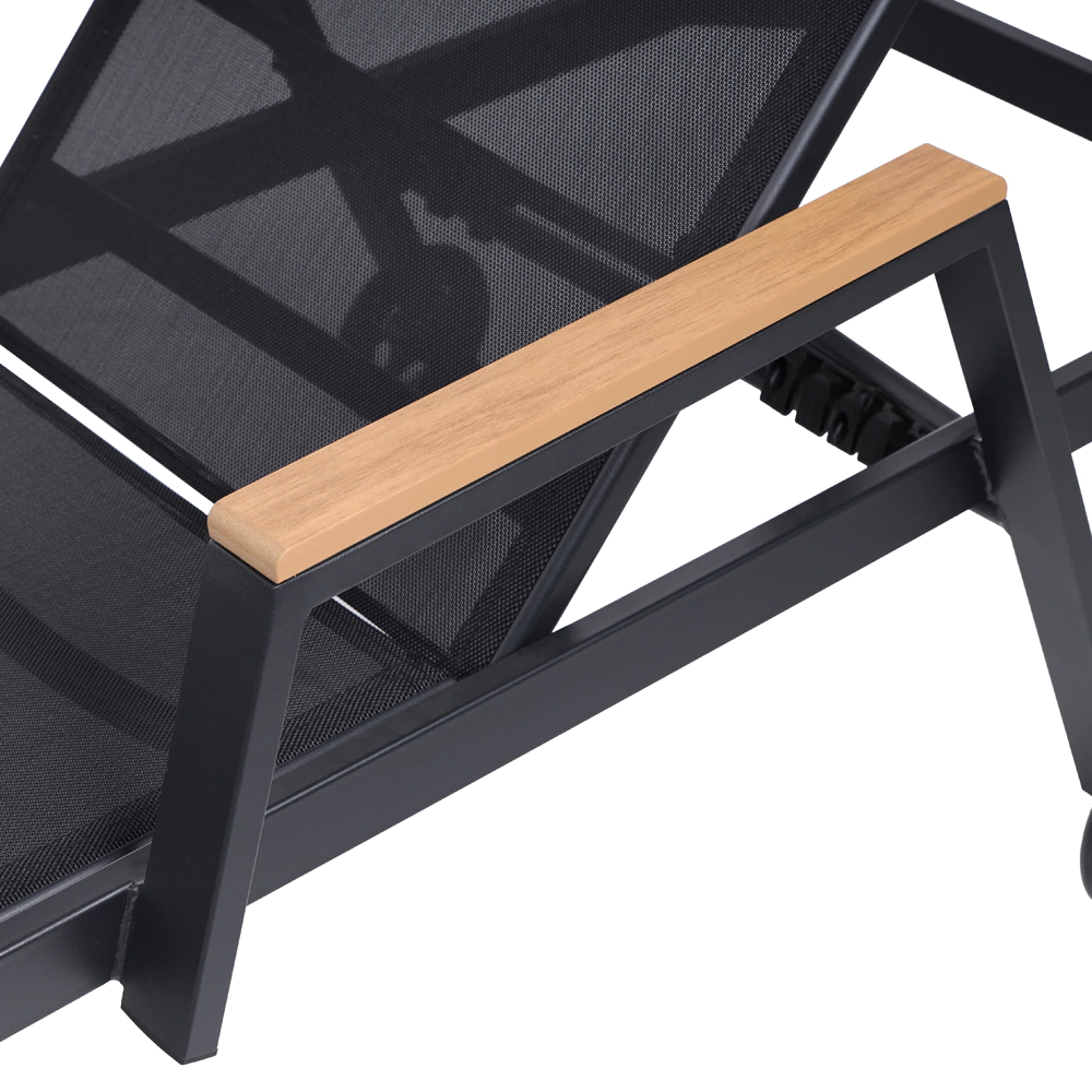 Шезлонг 209х56х75 см сталь/текстилен Амазония VERANA