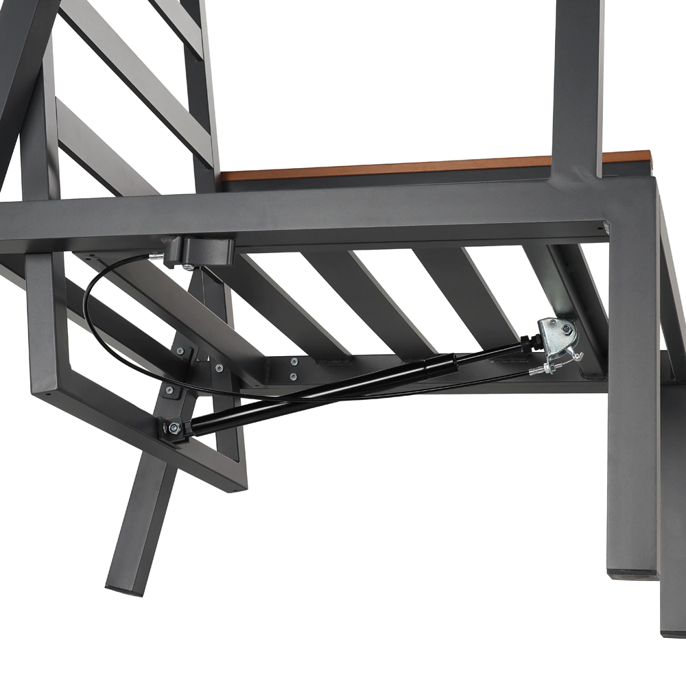 Кресло садовое 62х74х101 см с подушками, алюминий Калифорния VERANA