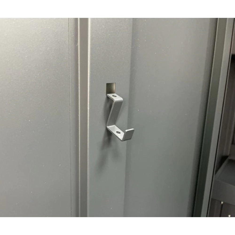 Шкаф садовый 186х65х90 см из оцинкованной стали цвет антрацит Амазония VERANA