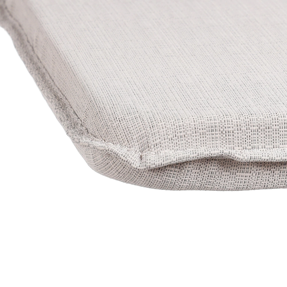 Подушка-сидушка 45х45х5 см влагостойкая светло-серая Валенсия VERANA