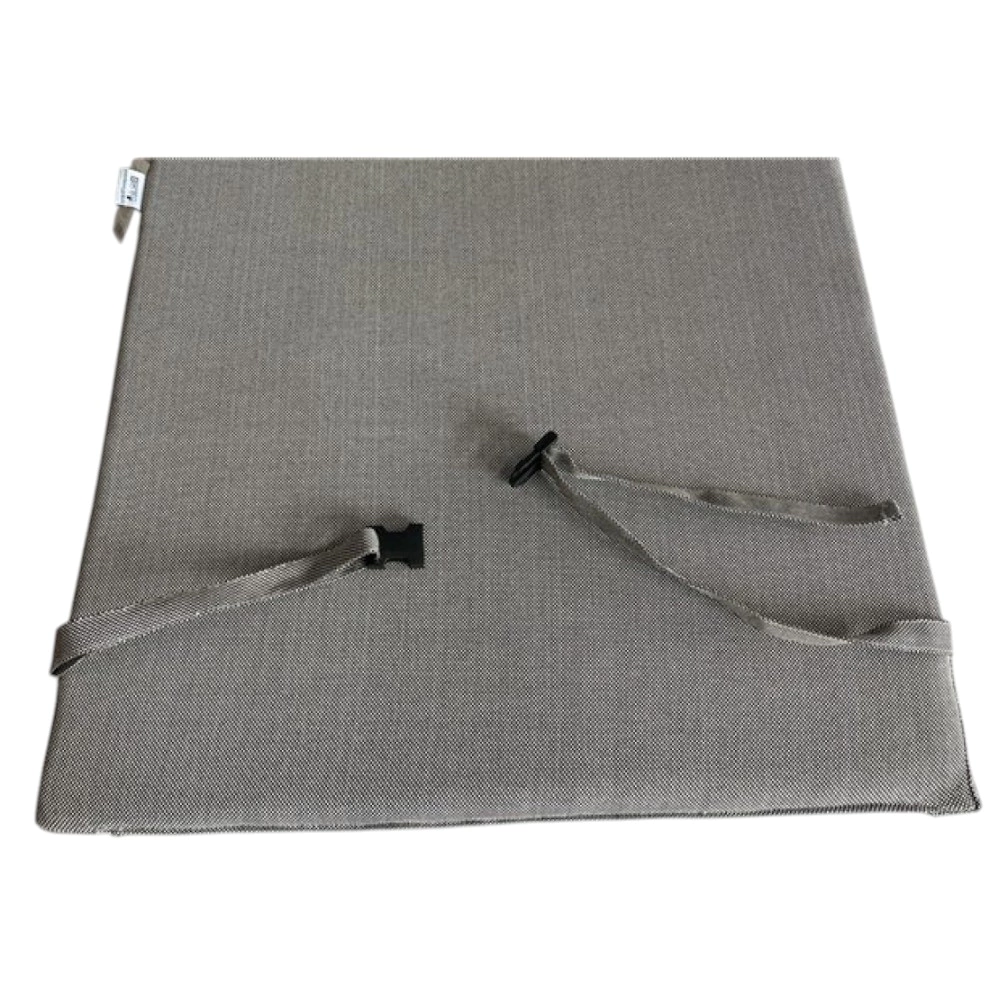 Подушка для шезлонга 190х60х6 см влагостойкая темно-серая Валенсия VERANA