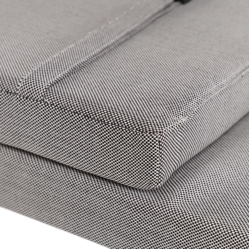 Подушка для шезлонга 190х60х6 см влагостойкая темно-серая Валенсия VERANA